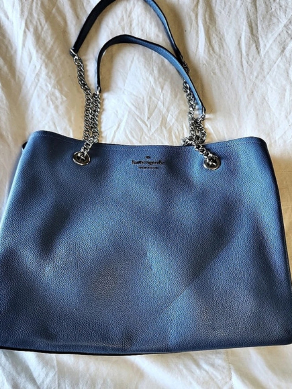 Kate Spade Blue Tote Bag Like New